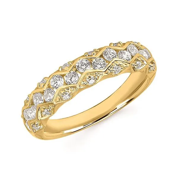 .75Ct Diamond Zig-Zag Ring Rasmussen Diamonds Mount Pleasant, WI