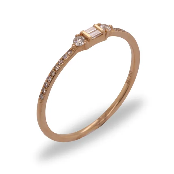 0.13CTW Diamond Stackable Ring