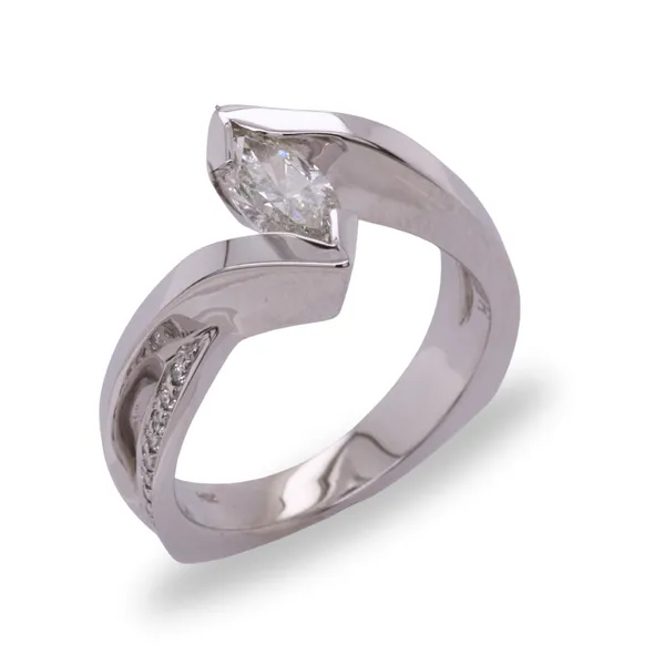 0.70CTW Marquise Bypass Diamond Ring Rasmussen Diamonds Mount Pleasant, WI