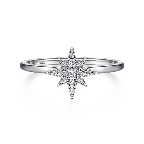 Gabriel and Co. 0.12 CT Diamond Ring Rasmussen Diamonds Mount Pleasant, WI