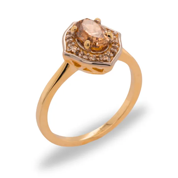 1.01CT Brown Diamond Ring