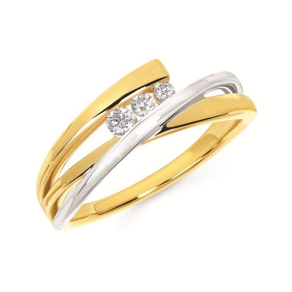 0.13 CTW Diamond Fashion Bypass Ring Rasmussen Diamonds Mount Pleasant, WI