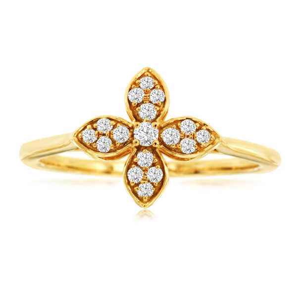 Flower Shape Diamond Fashion Ring Rasmussen Diamonds Mount Pleasant, WI