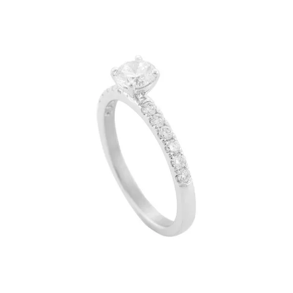 White Gold Diamond Engagement Ring Rasmussen Diamonds Mount Pleasant, WI