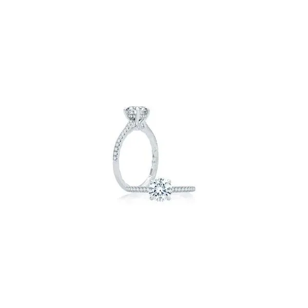 A. Jaffe Diamond Semi-Mounting Rasmussen Diamonds Mount Pleasant, WI