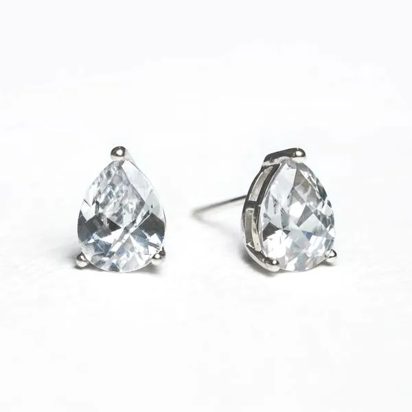 1/3 CT Pear Cut Diamond Stud Earrings Rasmussen Diamonds Mount Pleasant, WI