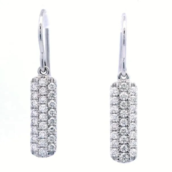 Honeycomb Diamond Drop Earrings Rasmussen Diamonds Mount Pleasant, WI