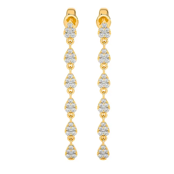 Diamond Drop Earrings