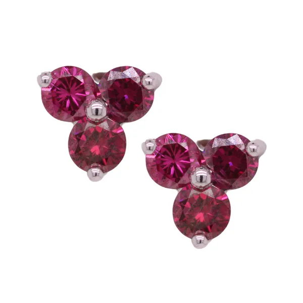 Purple Diamond Earrings Rasmussen Diamonds Mount Pleasant, WI