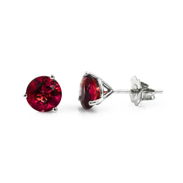Brown-Red Diamond Stud Earrings Rasmussen Diamonds Mount Pleasant, WI
