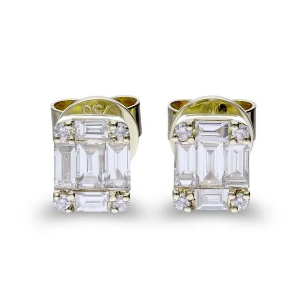 1.02 CTW Diamond Drop Earrings Rasmussen Diamonds Mount Pleasant, WI