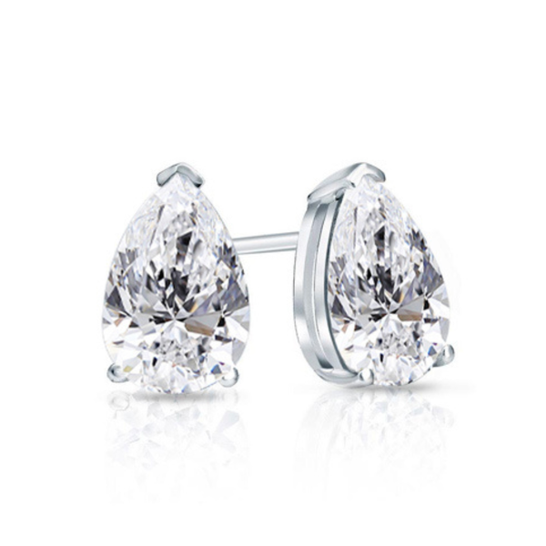 1/3 CT Pear Shapet Diamond Studs Rasmussen Diamonds Mount Pleasant, WI