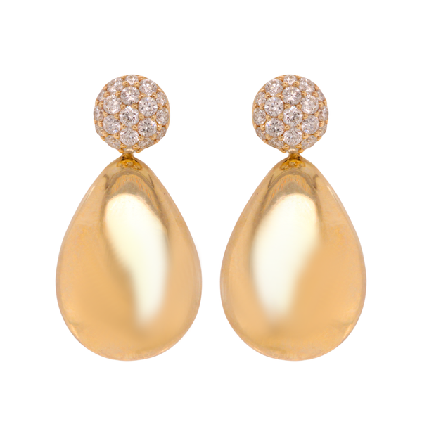 0.25 CT Diamond Teardrop Earrings Rasmussen Diamonds Mount Pleasant, WI