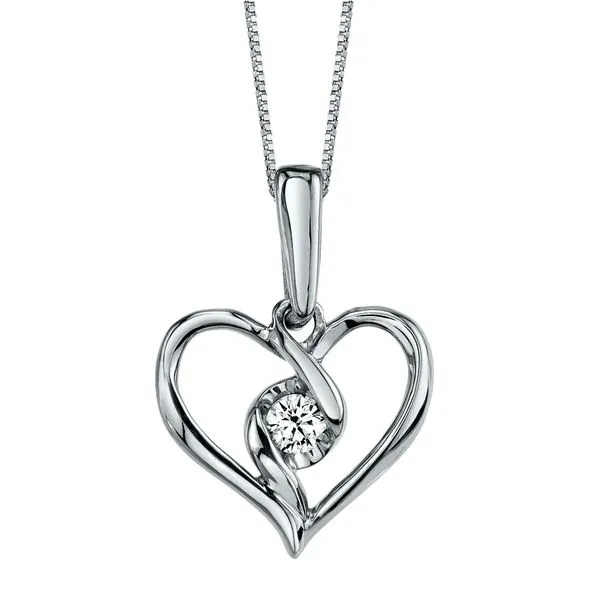 White Gold Diamond Necklace Rasmussen Diamonds Mount Pleasant, WI