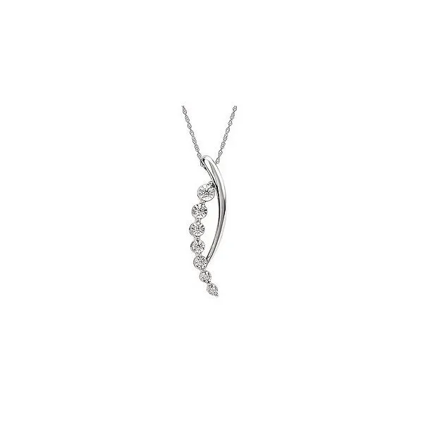 White Gold Diamond Pendant Rasmussen Diamonds Mount Pleasant, WI