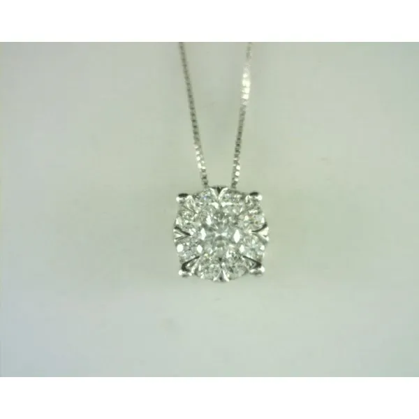 White Gold and Diamond pendant  Rasmussen Diamonds Mount Pleasant, WI