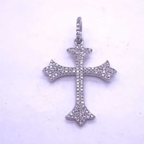 PAVE DIAMOND CROSS PENDANT Rasmussen Diamonds Mount Pleasant, WI