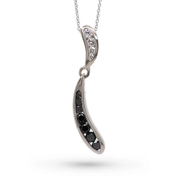 0.33 CT Black and White Diamond Pendant Rasmussen Diamonds Mount Pleasant, WI