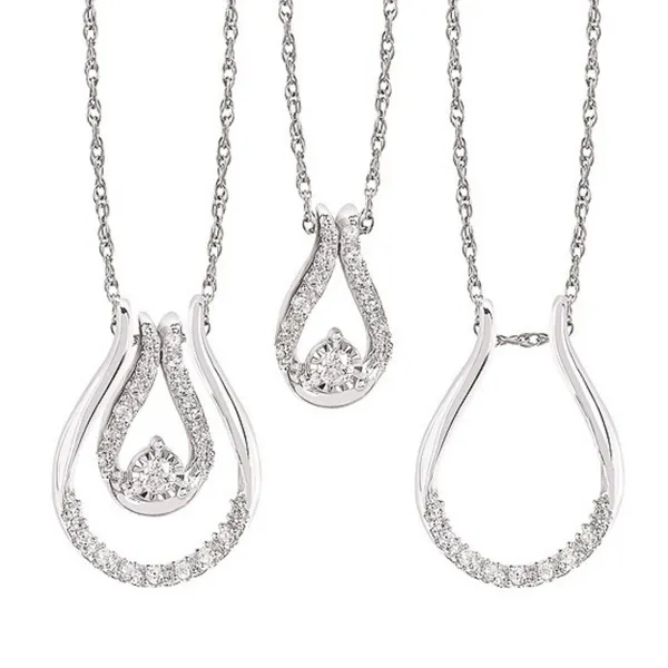 0.11 CT Diamond \Enhanceables\ Pendant