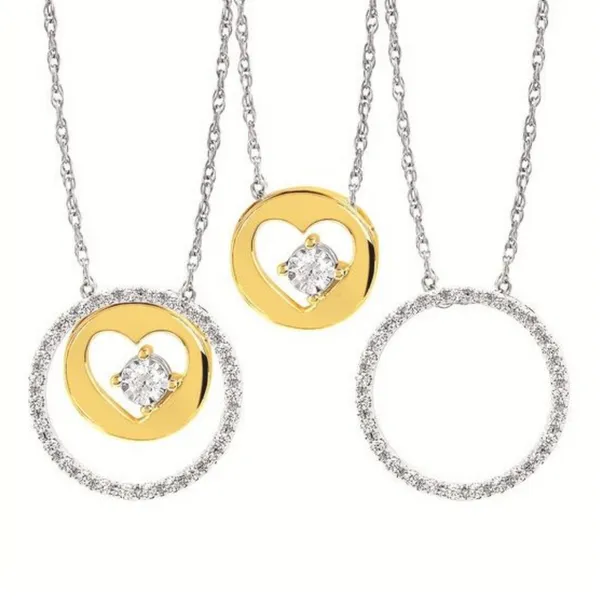 0.14 Diamond Circle Enhancer Necklace Rasmussen Diamonds Mount Pleasant, WI