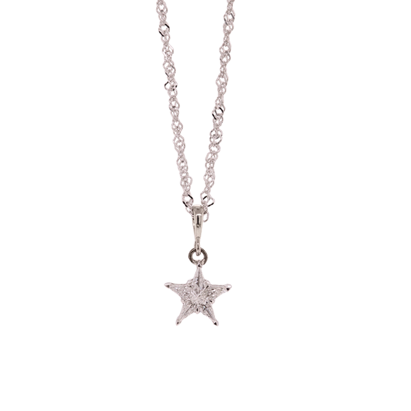 Star Shape Diamond Cluster Pendant Rasmussen Diamonds Mount Pleasant, WI