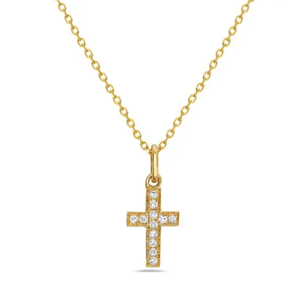 Diamond Cross Necklace Rasmussen Diamonds Mount Pleasant, WI