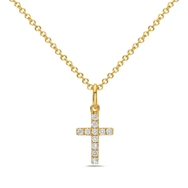 Diamond Cross Pendant Rasmussen Diamonds Mount Pleasant, WI