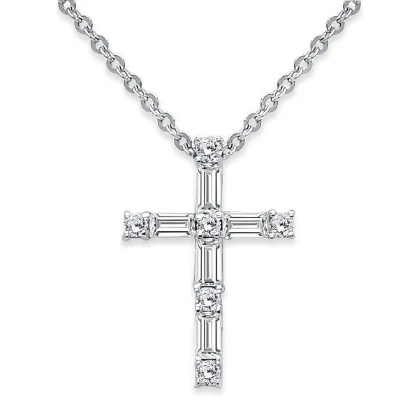 .94 CTW Diamond Cross Pendant Rasmussen Diamonds Mount Pleasant, WI
