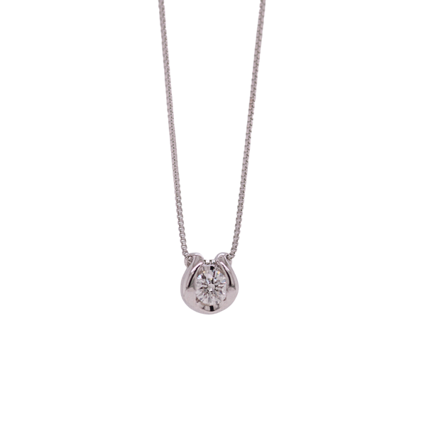 Sirena Diamond Solitaire Pendant Rasmussen Diamonds Mount Pleasant, WI