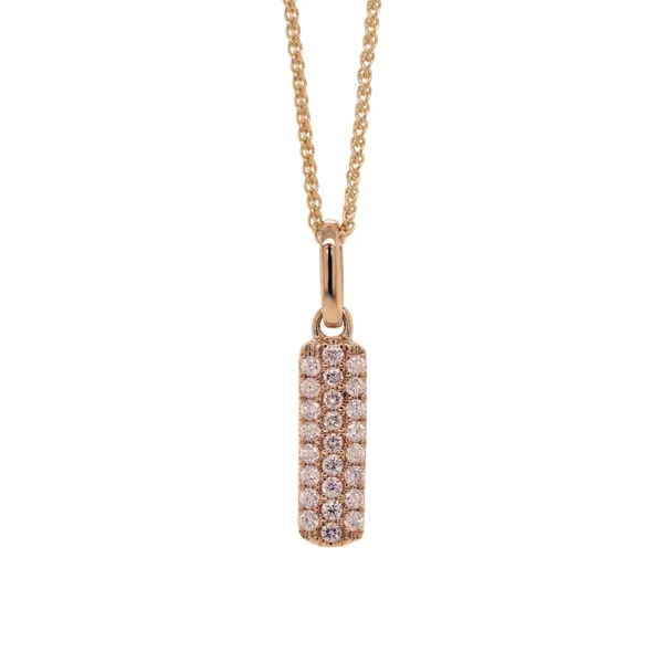 Honeycomb Collection Diamond Drop Pendant Rasmussen Diamonds Mount Pleasant, WI