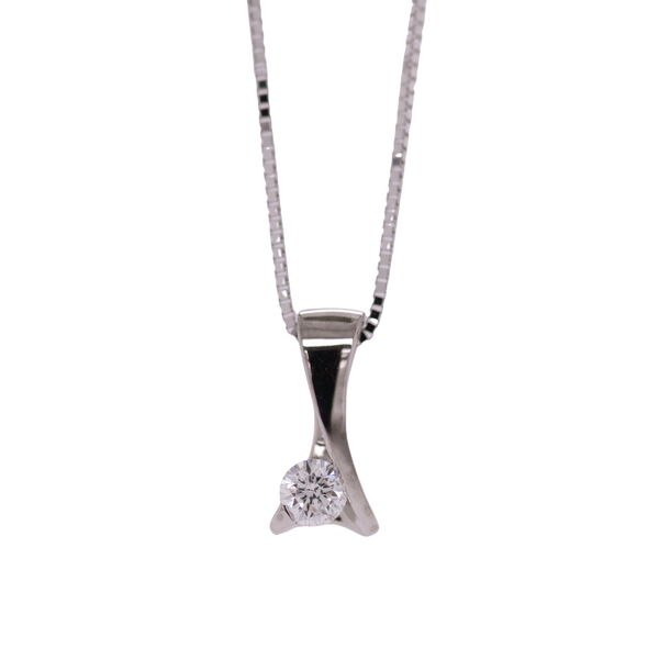0.24 CT Bypass Bar Set Diamond Pendant Rasmussen Diamonds Mount Pleasant, WI