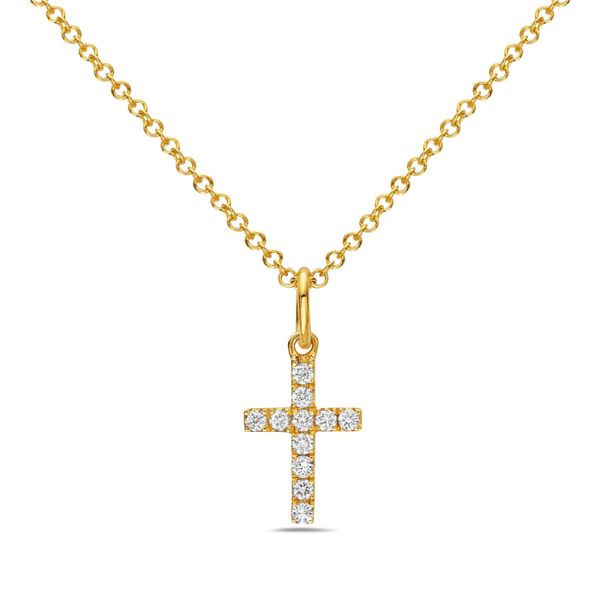 Diamond Cross Pendant Rasmussen Diamonds Mount Pleasant, WI