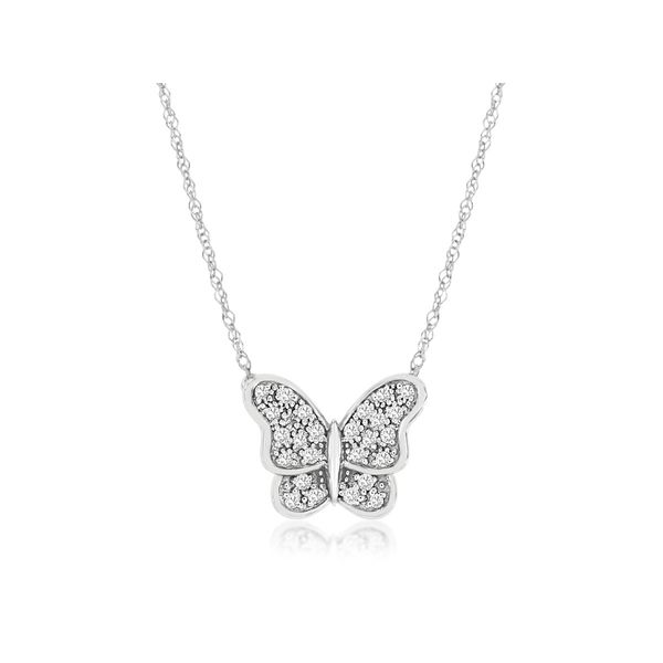 Diamond Butterfly Pendant Rasmussen Diamonds Mount Pleasant, WI