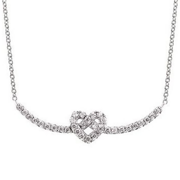 Sterling Silver Diamond Necklace Rasmussen Diamonds Mount Pleasant, WI