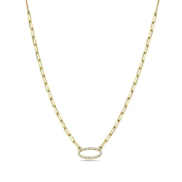 0.16 CT Diamond Oval Necklace Rasmussen Diamonds Mount Pleasant, WI