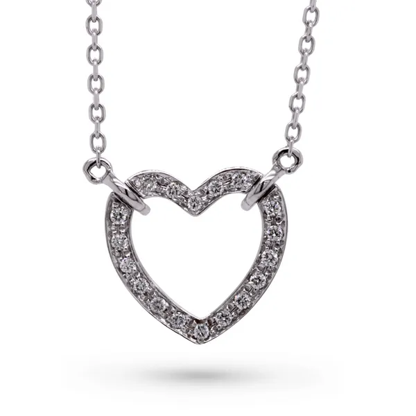 0.11 CT Diamond Heart Necklace Rasmussen Diamonds Mount Pleasant, WI