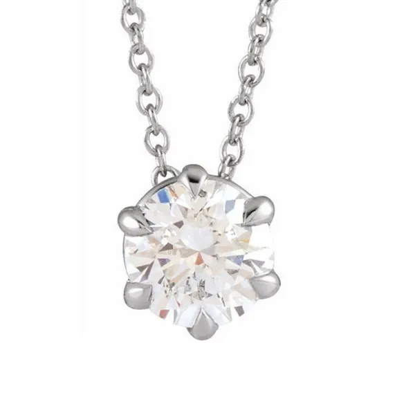 0.45 CT Solitaire Diamond Necklace Rasmussen Diamonds Mount Pleasant, WI