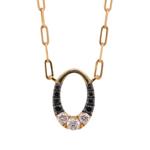 0.20 CT Black and White Diamond Pendant Rasmussen Diamonds Mount Pleasant, WI