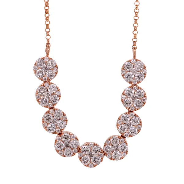Cluster Diamond Necklace Rasmussen Diamonds Mount Pleasant, WI