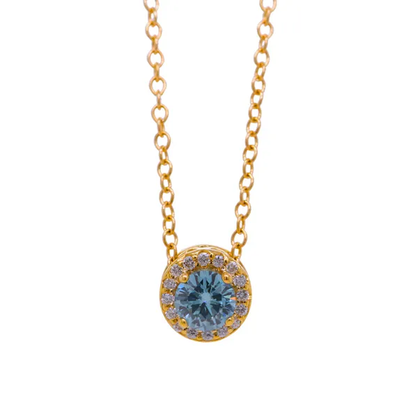 Blue And White Diamond Necklace similar item image