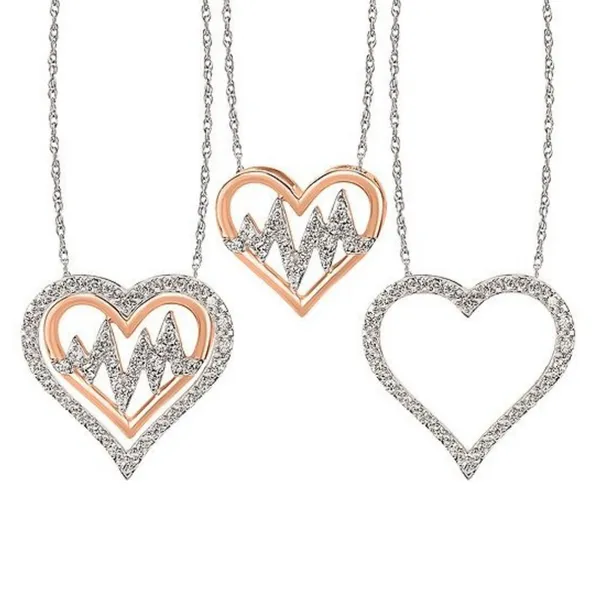 0.17 CT Diamond Heart Enhancer Necklace Rasmussen Diamonds Mount Pleasant, WI