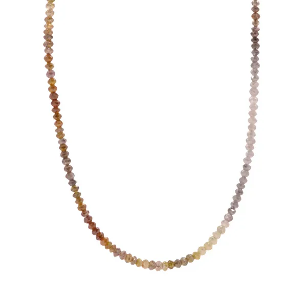 Reddish Brown Diamond Bead Necklace Rasmussen Diamonds Mount Pleasant, WI