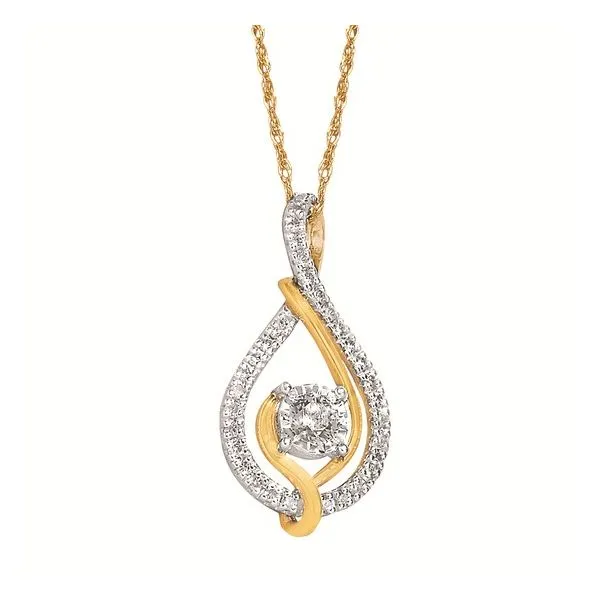1/4 CTW Diamond Pendant