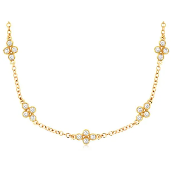 Diamond Station Necklace Rasmussen Diamonds Mount Pleasant, WI