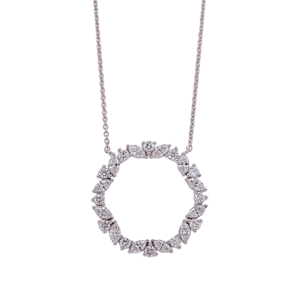 0.71 CT Diamond Circle Pendant Rasmussen Diamonds Mount Pleasant, WI