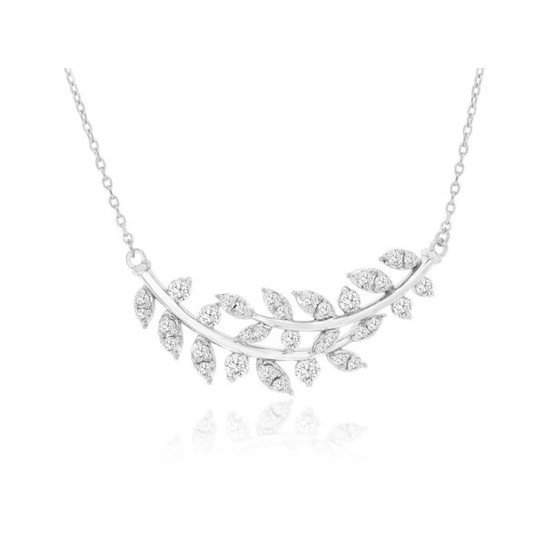 Floral Vine Bar Necklace Rasmussen Diamonds Mount Pleasant, WI