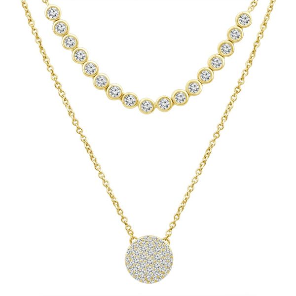 Layered Diamond Necklace Rasmussen Diamonds Mount Pleasant, WI