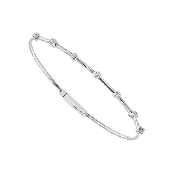 Diamond Flexie Bangle Bracelet Rasmussen Diamonds Mount Pleasant, WI
