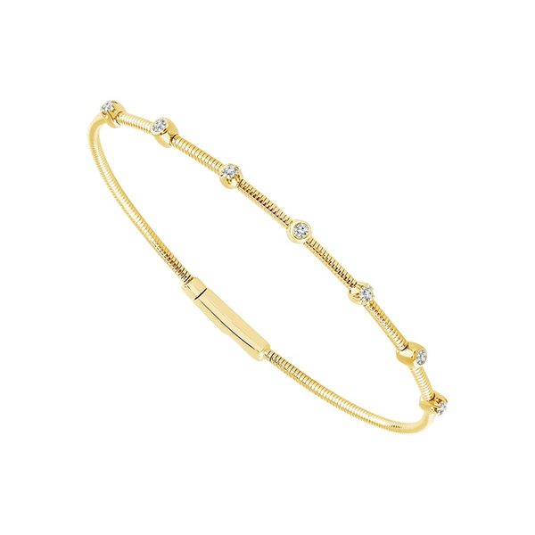 Diamond Flexie Bangle Bracelet Rasmussen Diamonds Mount Pleasant, WI
