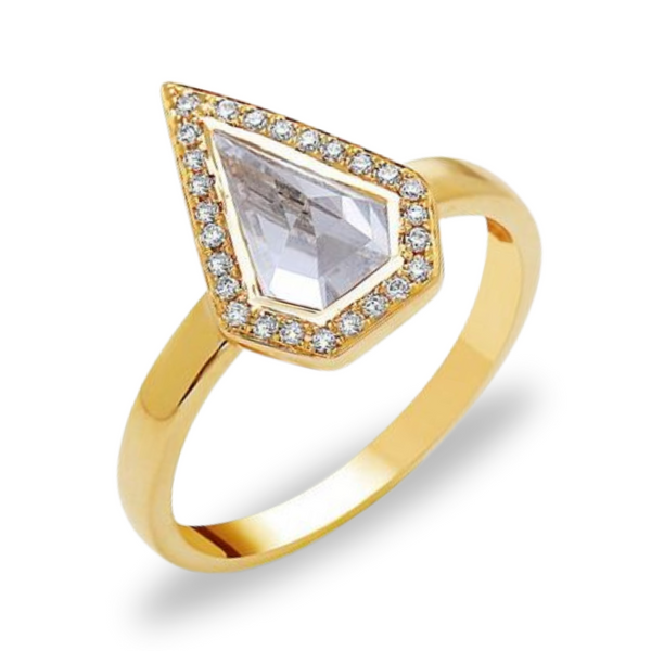 Yellow Gold White Topaz Ring Rasmussen Diamonds Mount Pleasant, WI